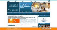 Desktop Screenshot of meteoklinika.hu